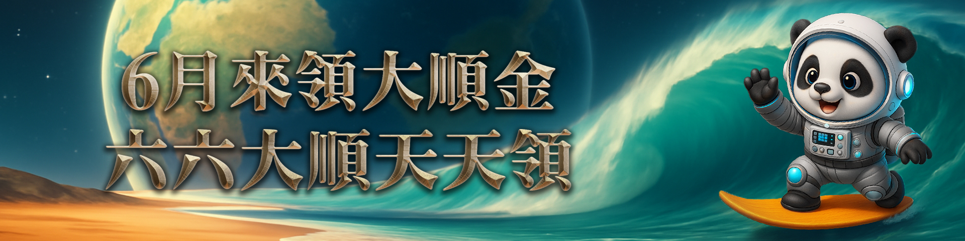 六月大順金天天領