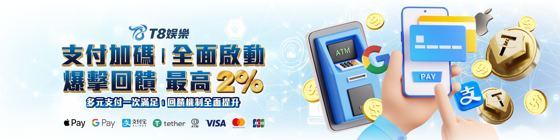 T808 支付加碼 | 全面啟動