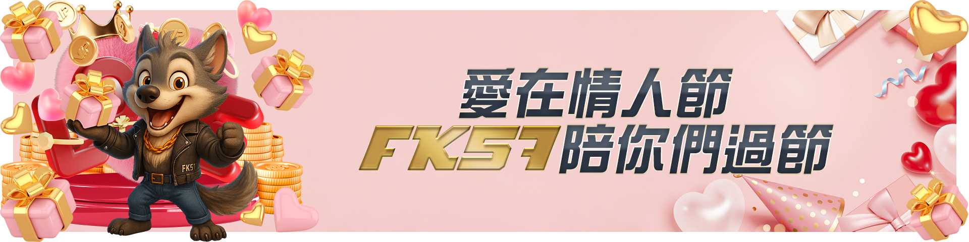 愛在情人節,FK57陪你們過節