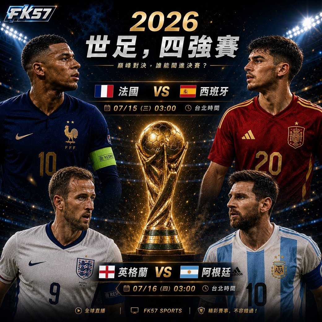 2026世足4強賽