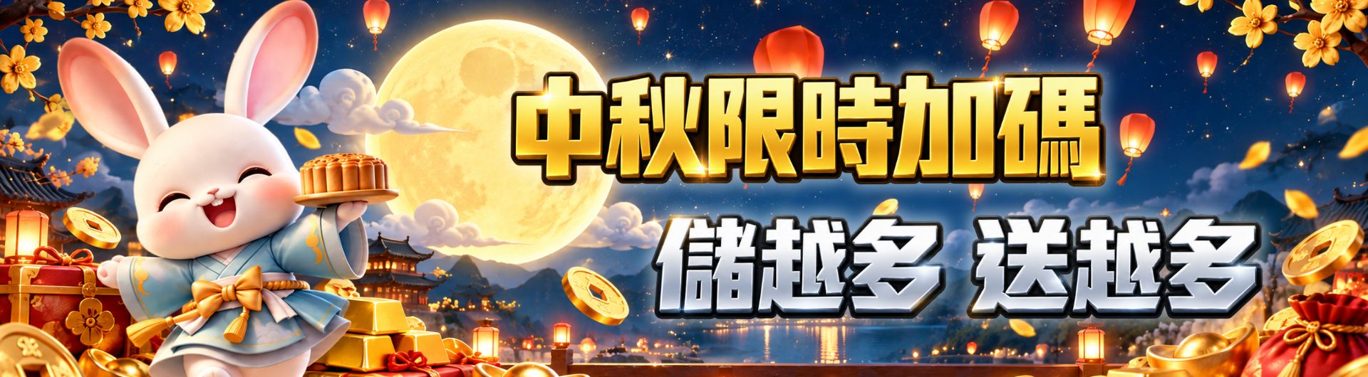 中秋儲值送彩金